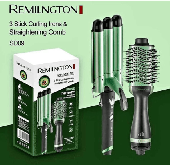 Combo Plancha Remington Aguacate + Cepillo Secador | Cuidado Capilar Profesional Antifrizz - Image 5