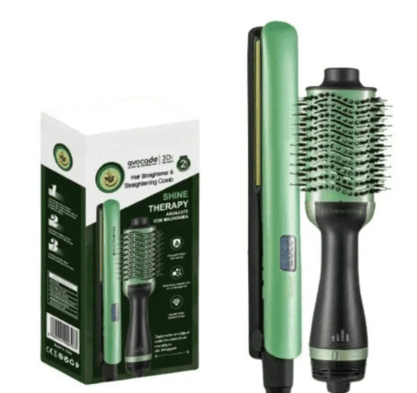 Combo Plancha Remington Aguacate + Cepillo Secador | Cuidado Capilar Profesional Antifrizz - Image 3