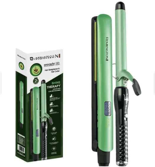 Combo Plancha Aguacate + Pinza Rizador Aguacate | Estilo y Protección Capilar con Tecnología Antifrizz - Image 3
