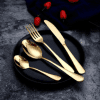 Juego de Cubiertos Dorado 24 Piezas Acero Inoxidable | Elegancia y Durabilidad para Tu Mesa