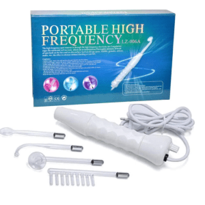 Masajeador Alta Frecuencia Facial 4 Electrodos | Rejuvenecimiento, Acné y Estimulación Capilar