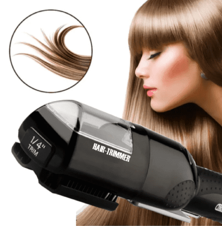 Máquina Quita Horquilla Recargable | Cortadora de Puntas Abiertas con Accesorios Profesionales