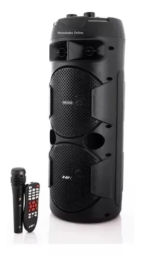 Cabina de Sonido Bluetooth Doble Parlante 8 Pulgadas 11000W con Luces LED AN-2043 - Image 2