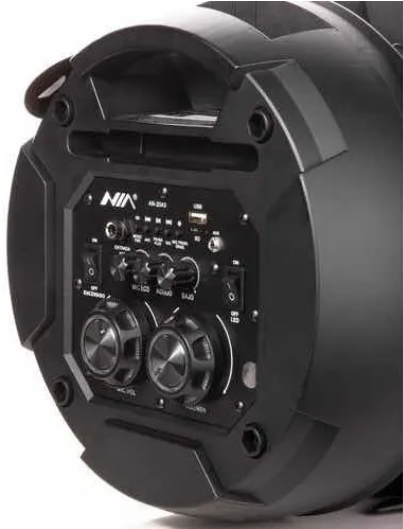 Cabina de Sonido Bluetooth Doble Parlante 8 Pulgadas 11000W con Luces LED AN-2043 - Image 4