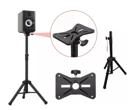Trípode para Cabina y Parlante 120 cm de Altura Ajustable Color Negro - Image 4