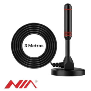 Antena TDT NIA 3 Metros para Televisores y Decodificadores Full HD