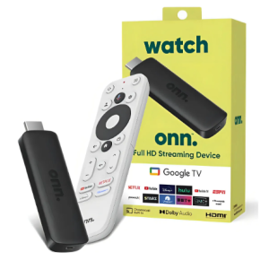 Streaming Stick Onn 2K Full HD con Google TV y Control por Voz – Smart TV Stick WiFi