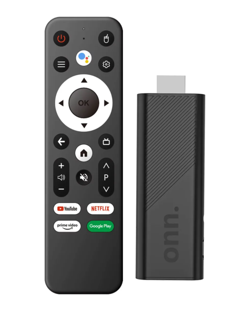 Convertidor Smart TV Onn Genérico con Asistente de Voz y Chromecast – Smart TV Stick WiFi