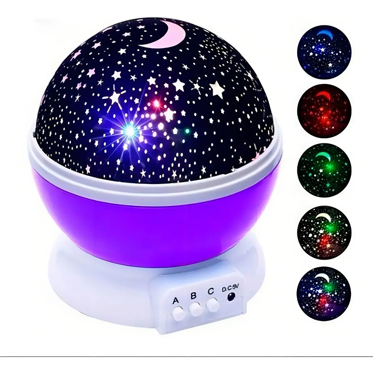 Star Master Proyector de Estrellas LED Luz Nocturna Decorativa - Image 3