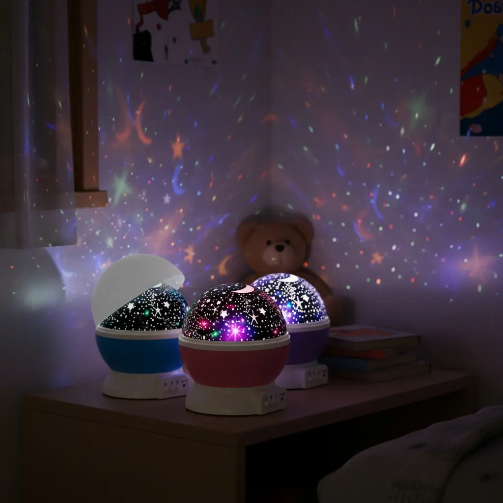 Star Master Proyector de Estrellas LED Luz Nocturna Decorativa - Image 2