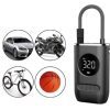 Mini Compresor Digital Inalámbrico Tipo Candado para Neumáticos de Moto y autos