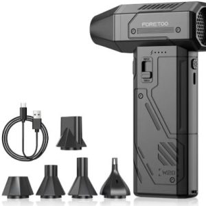 Plumero de Aire Eléctrico Turbo 130000 RPM Potencia Industrial Portátil